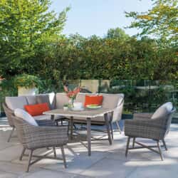 Kettler LaMode Corner Set with Chairs And  Corner Cover