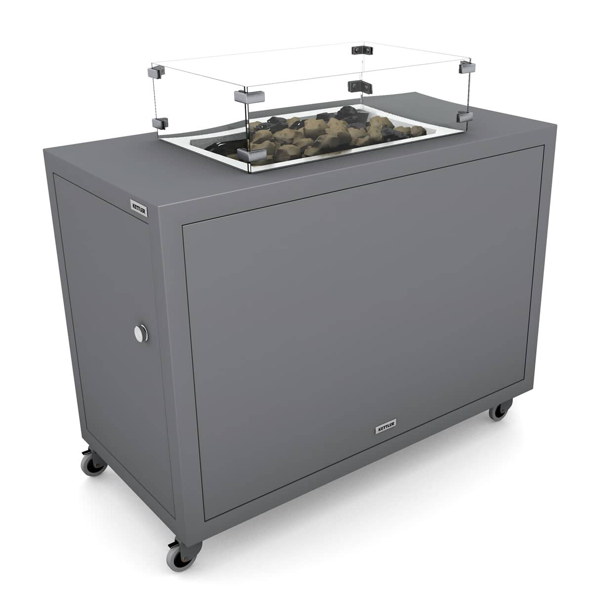 Kettler elba Grey Fire Pit Station (03931150200) Garden Furniture World
