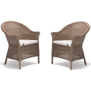 Kettler RHS Harlow Carr Dining Chair - Box of 2 with Seat Pads Cushions