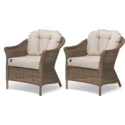 Kettler RHS Harlow Carr - Lounge Armchair With Cushions (Pair) 