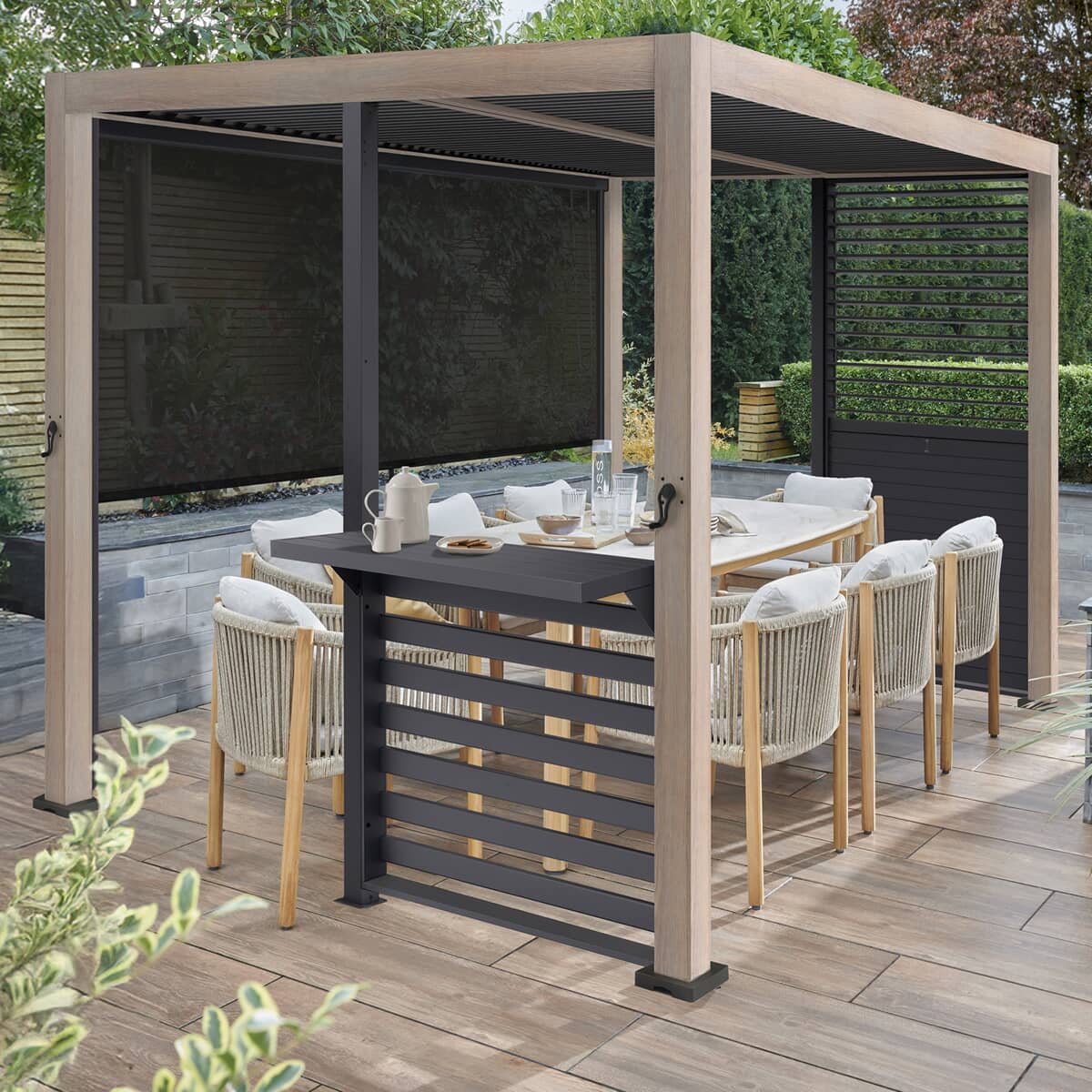 Kettler Signature Pergola Bar Grey 150cm