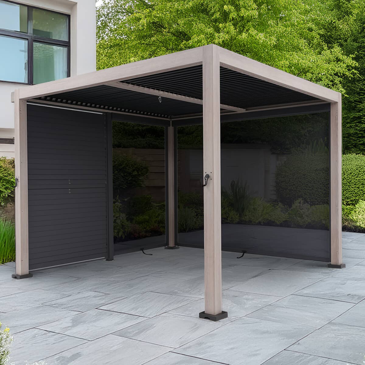 Kettler Signature Pergola Textilene Blind Cassette Grey 150cm