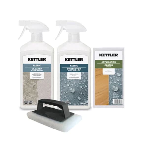 Kettler Complete Fabric Rope Care Kit (Cleaner Protector Cloths And Scrubbing Pads)