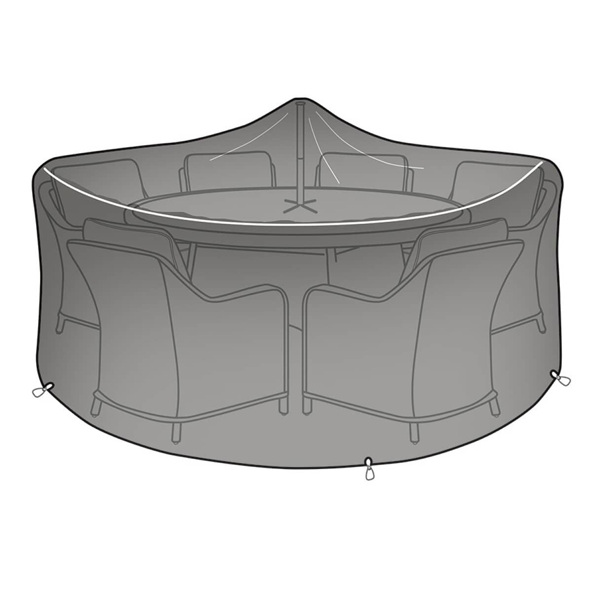 Kettler Protective Cover Charlbury Round Table - (0995524-PC) - Garden Furniture World