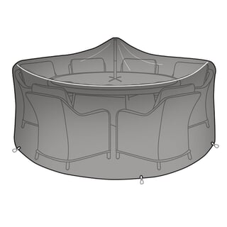 Kettler Protective Cover - Charlbury Round Table Grey 6 seat Table