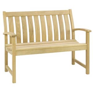 Roble Bella Vista 4ft Low Back Bench