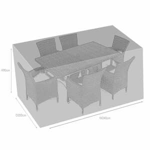 Supremo 6 Seat Rectangular Set Furniture Cover