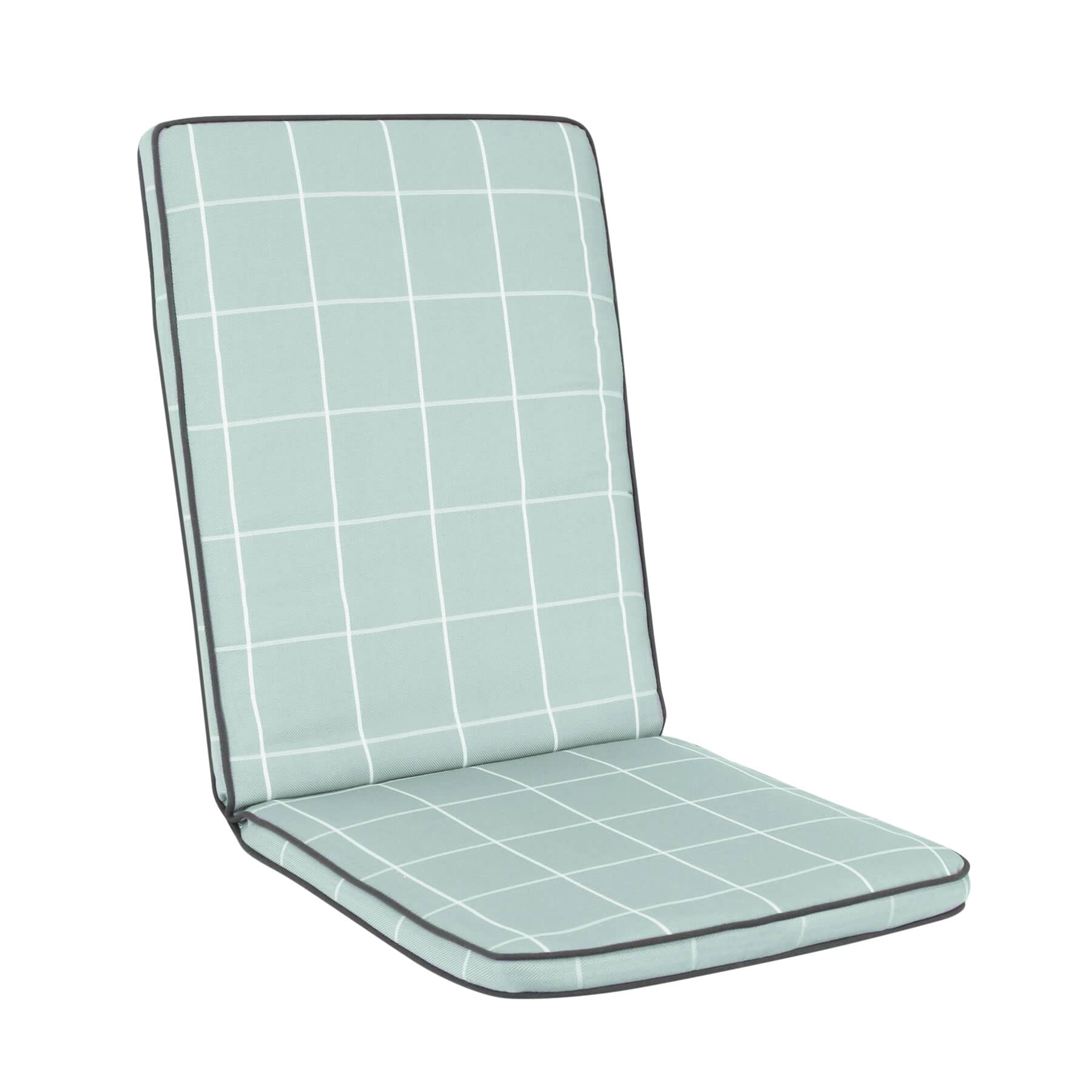 Kettler Cortona Chair Full Cushion Aqua Check (12C926) Garden
