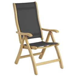 Alexander Rose Bengal Roble Recliner Chair - Charcoal Sling