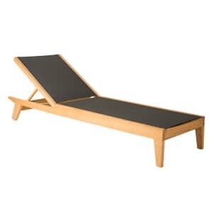Alexander Rose Tivoli Roble Adjustable Charcoal Sling Sunbed