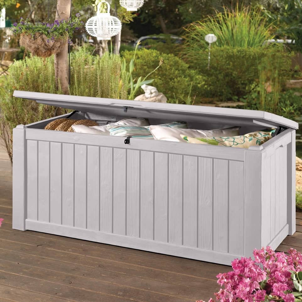 Norfolk Leisure Keter Jumbo Deck Box White (17190202W) Garden