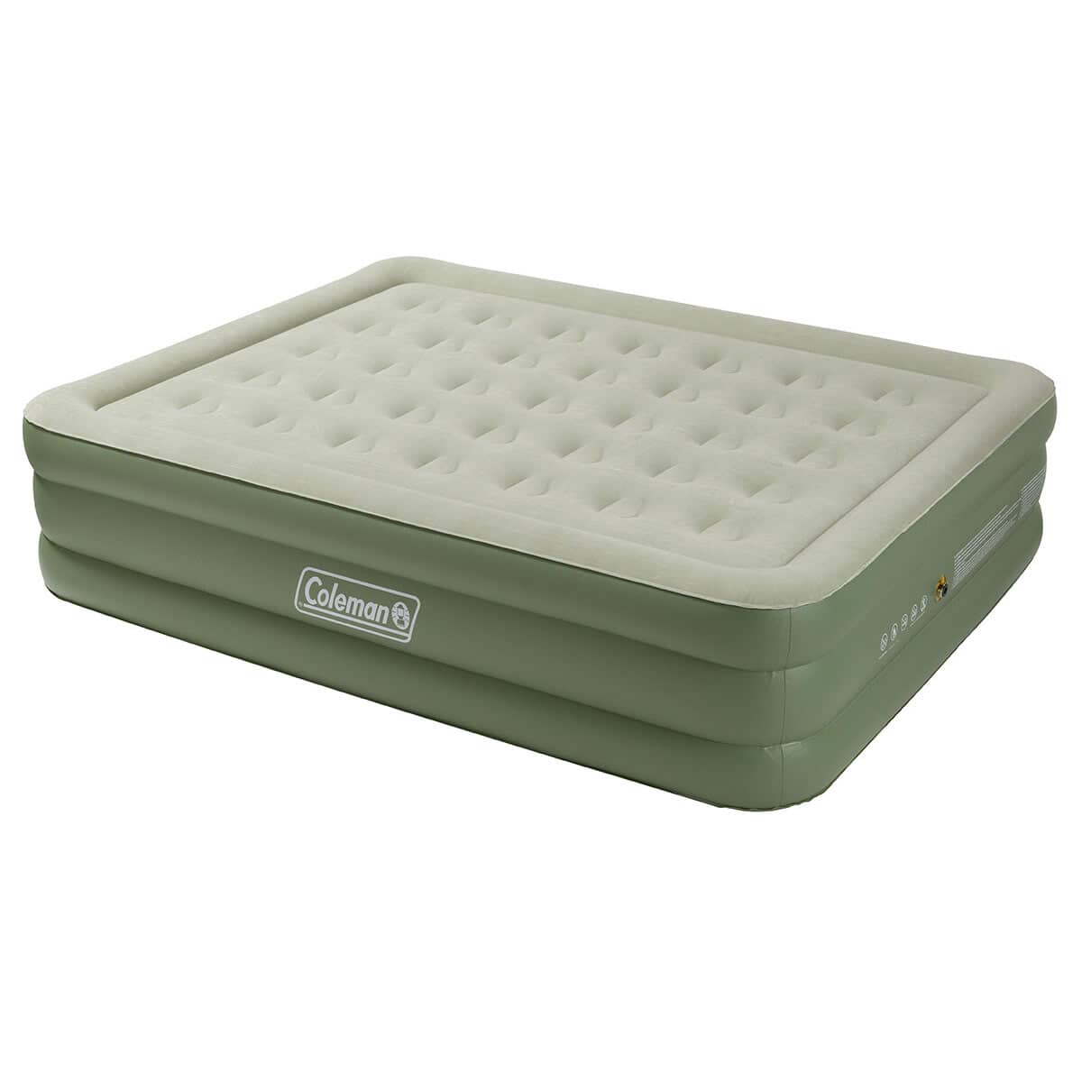 Coleman Maxi Comfort Bed Raised King Size Air Mattress Green