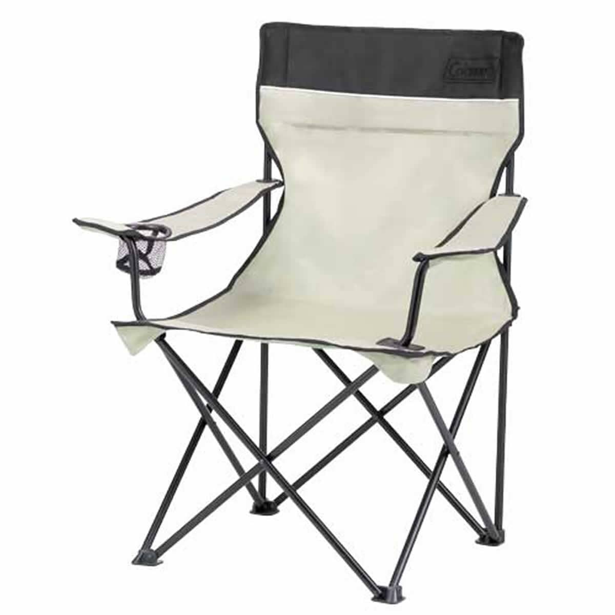 Coleman Standard Quad Chair Khaki - (204068) - Garden Furniture World