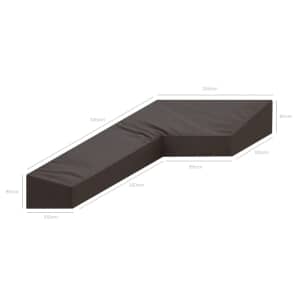 Life Cover 10 Lounge L-Shape 330x255x85/60 Right