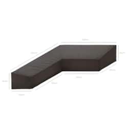 Life Cover 11 Lounge L-shape 255x330x85/60 Left