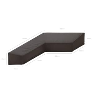 Life Cover 11 Lounge L-shape 255x330x85/60 Left