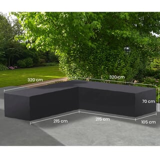 Life Cover 26 Lounge Nevada Corner 320cm x 320cm x 70cm