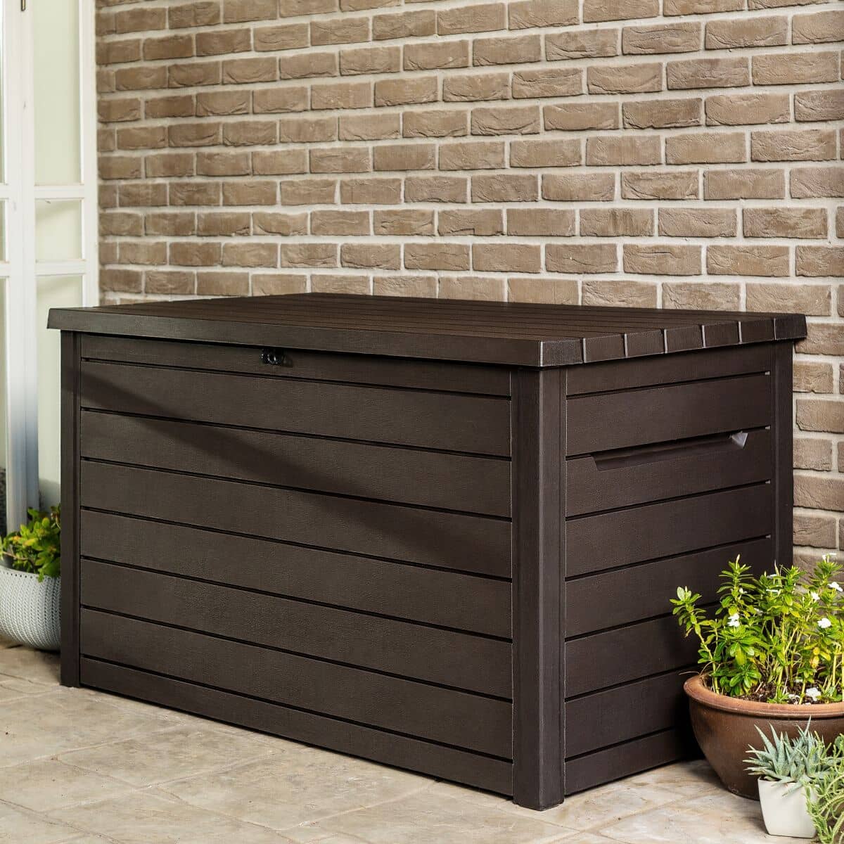 Keter 870L XXL Deck Storage Box - Brown