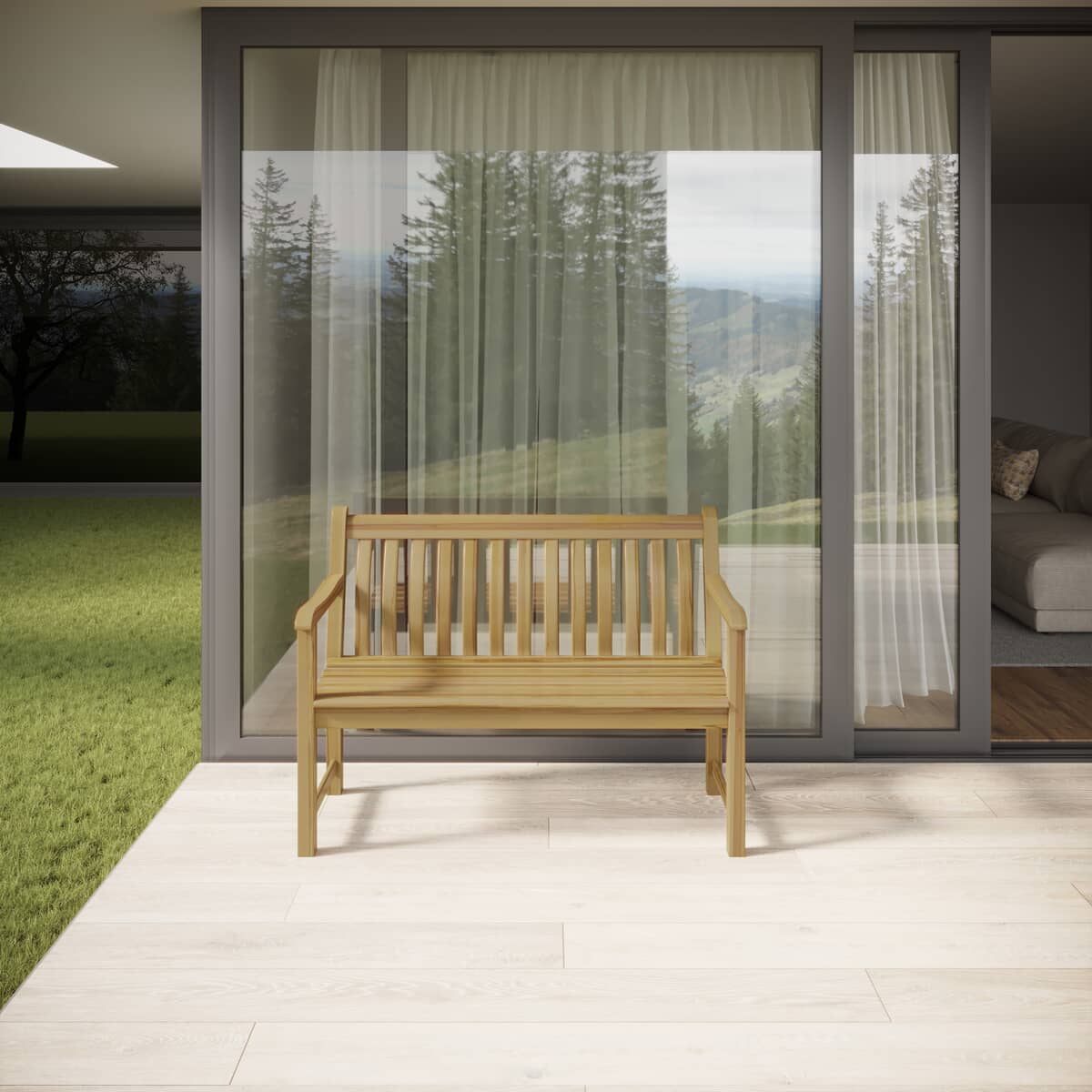 Alexander Rose Redcliffe 4FT Broadfield Bench