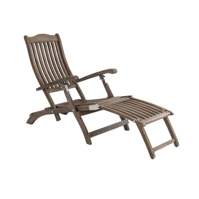 Alexander Rose Sherwood Painted Chestnut Acacia Steamer Chair (No Cushion Included)