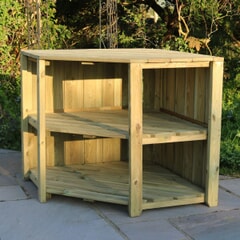 Zest Terraza Outdoor Kitchen Corner Unit