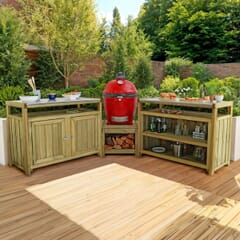 Zest Terraza Outdoor Kitchen Corner Set