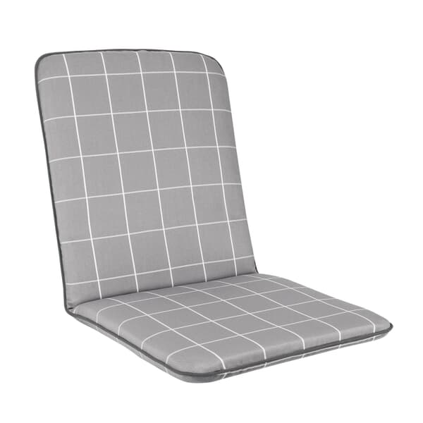 Kettler Siena Chair Cushion Slate Check (51S930) Garden Furniture