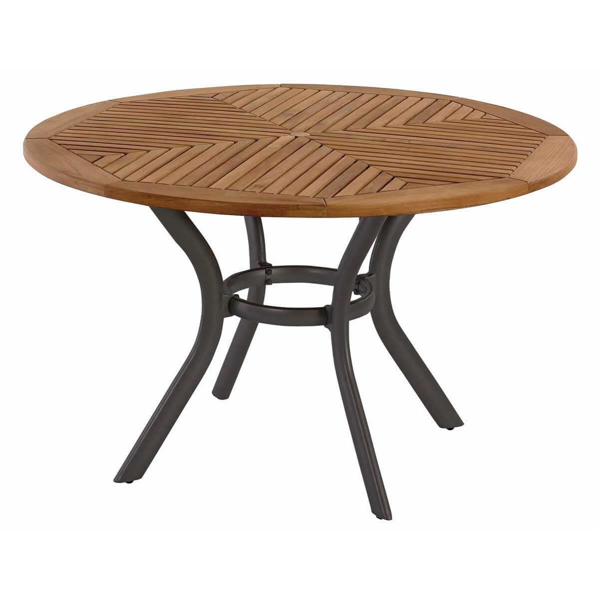 Hartman 120cm Round FSC Teak Top Table (53077000C) Garden Furniture World