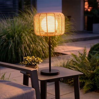 Noma Lume Toscana Sesame Rattan Table Lamp