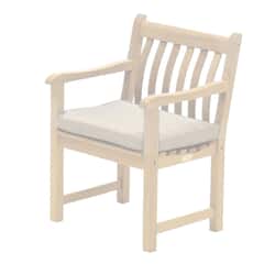 Alexander Rose Polyester Armchair Cushion - Ecru (340B/333B)