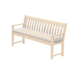 Alexander Rose Polyester 5ft Bench Cushion - Ecru