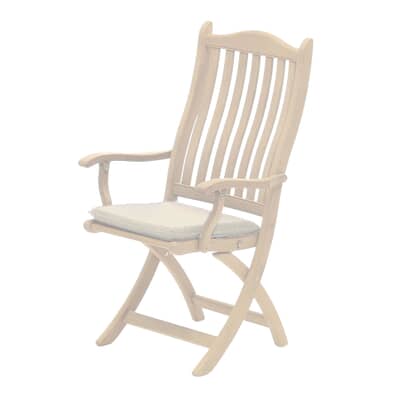Alexander Rose Polyester Seat Pad - Ecru