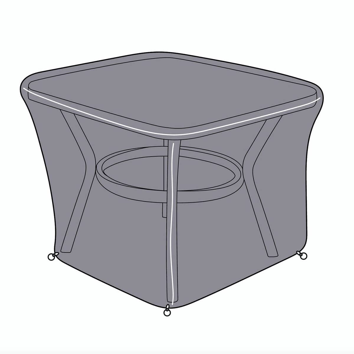 Hartman Dubai Square Casual Table Cover - (60202063) - Garden Furniture