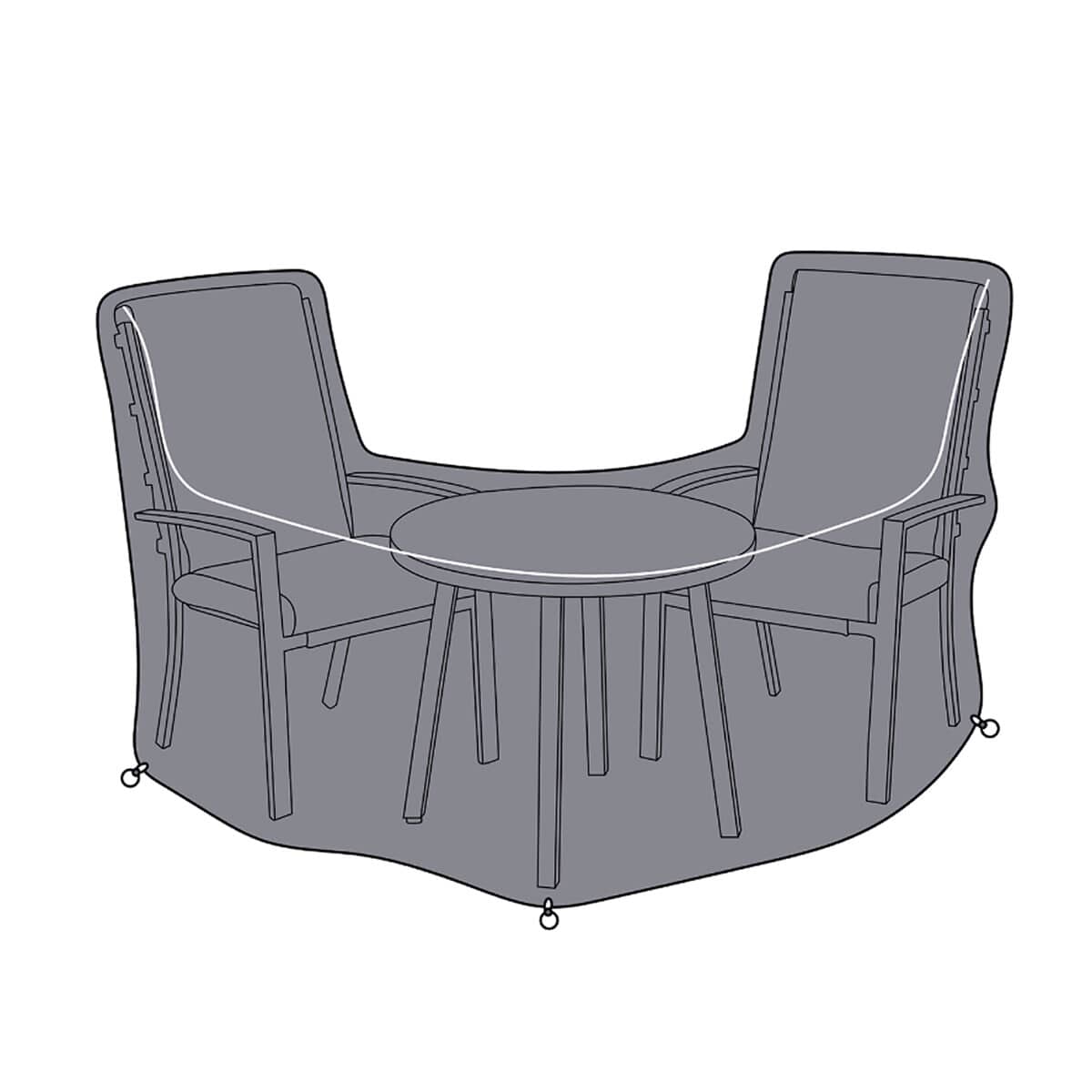 Hartman Vienna Bistro Set Cover - (60202114) - Garden Furniture World