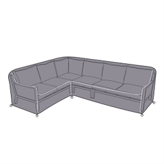 Hartman Nouveau Rectangular Corner Sofa Cover - Right Hand