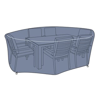Hartman Metal 6 Seat Rectangular Cover