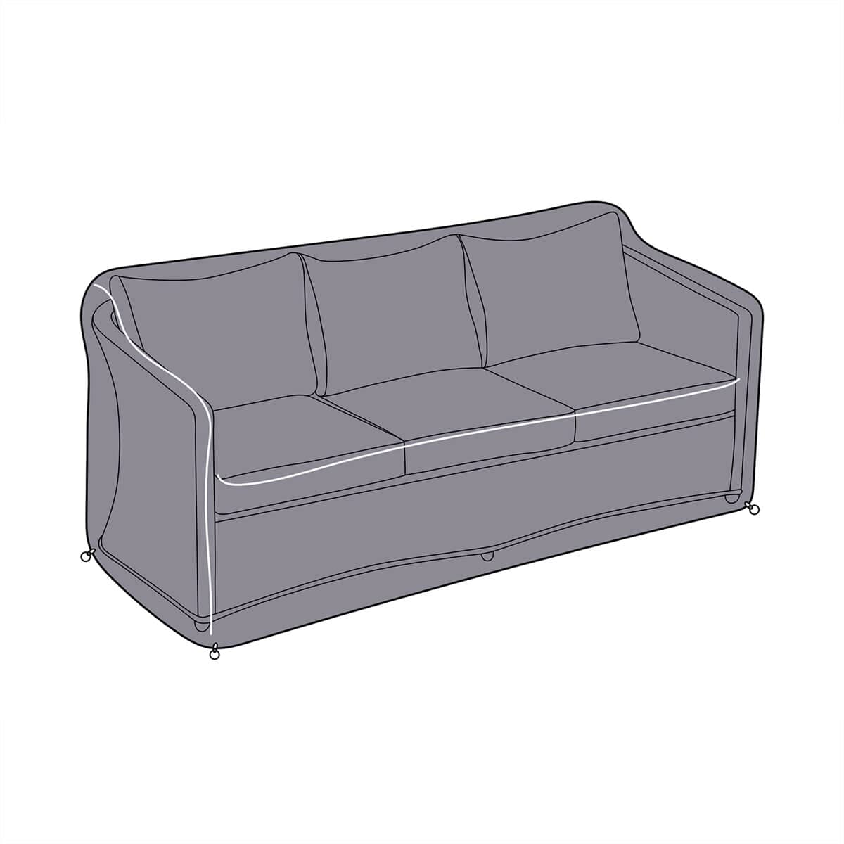 Apollo 3 store seater sofa