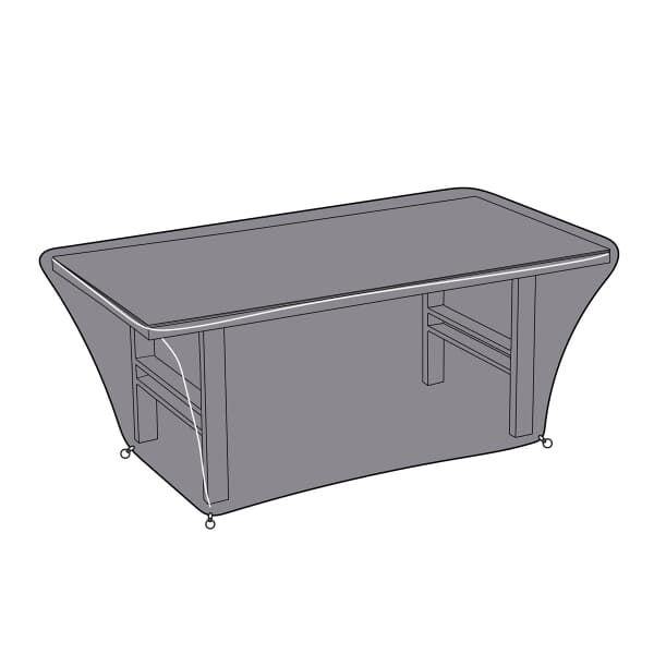 Hartman Somerton Rectangular Casual Table - Medium Cover (h75cm x w160cm x d100cm)