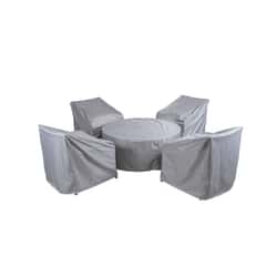 Hartman Buxton 4 Seat Cosy Fire Pit Lounge Set Cover