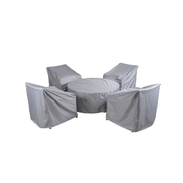 Hartman Buxton 4 Seat Cosy Fire Pit Lounge Set Cover