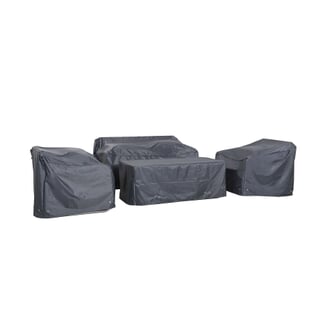 Hartman Orka Rectangular Adjustable Casual Dining Set Covers