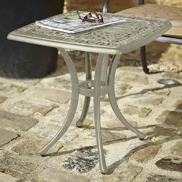 Hartman Amalfi Square Side Table 55 x 55 cm Maize (60754053) Garden