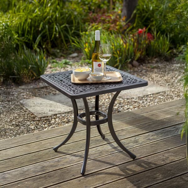 Hartman Amalfi 54cm Square Side Table Bronze