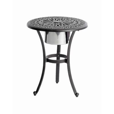 Hartman Amalfi Bistro Table With Ice Bucket in Bronze