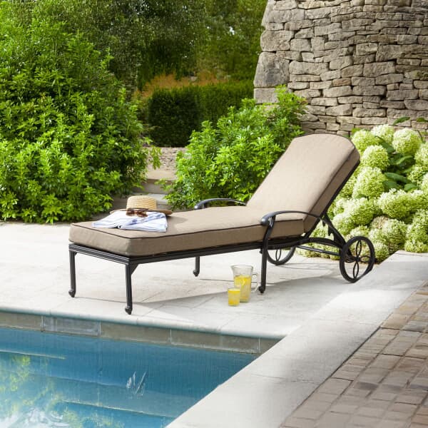 Hartman Amalfi Lounger w/cushion Bronze/Amber