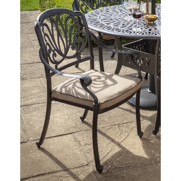 Hartman Amalfi Dining Chair w/cushion Bronze/Amber