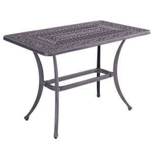 Hartman Capri Rect Tall Dining Coffee Table Antique Grey