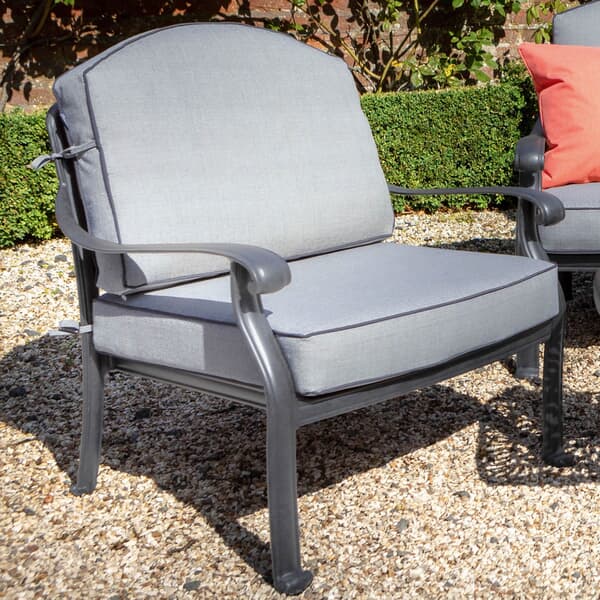 Hartman Amalfi Lounge Chair w/Cushion Antique Grey/Platinum
