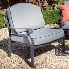 Hartman Amalfi Lounge Chair w/Cushion Antique Grey/Platinum