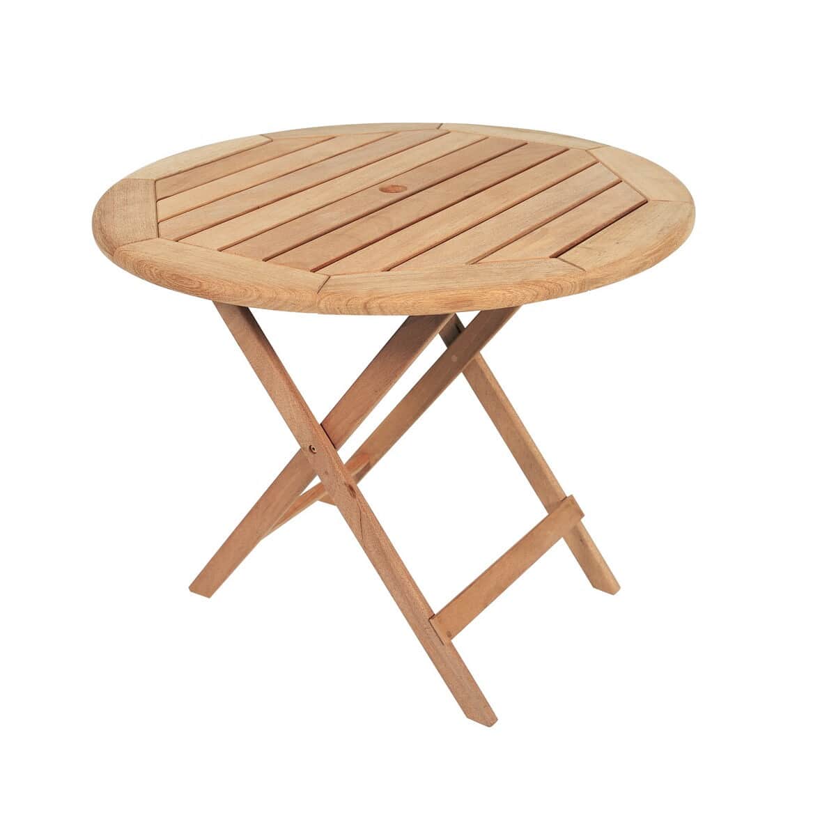 Alexander Rose Mahogany Sussex Tea Table 0.9m (638T) Garden Furniture